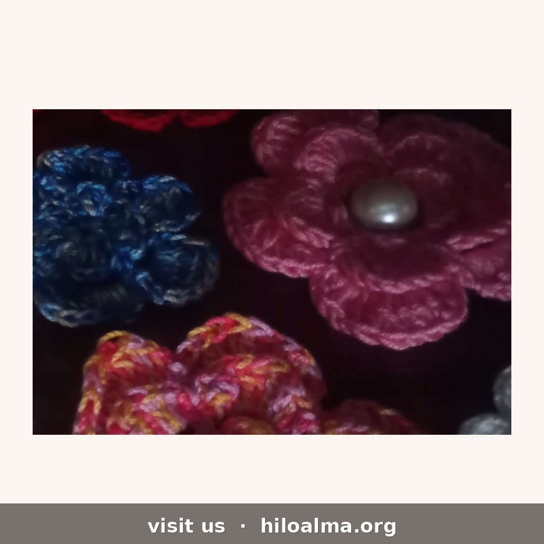 Flor Rosa con Perla